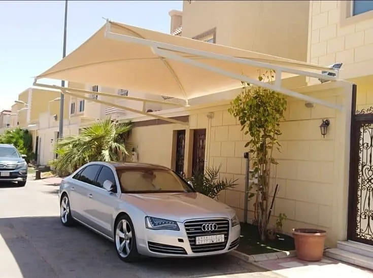 مظلات سيارات خارجية
